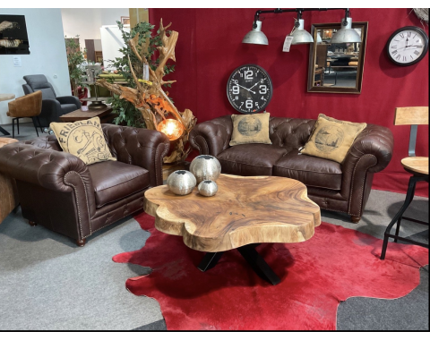 Chesterfield Sofa und Sessel  "Old England" Ab