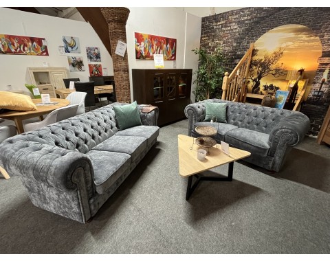 Chesterfield Garnitur "Rover" 3/2 von Max Winzer